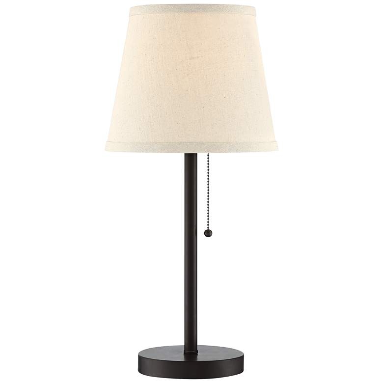 Flesner Bronze 20" High Accent Table Lamp with USB Port - Image 1