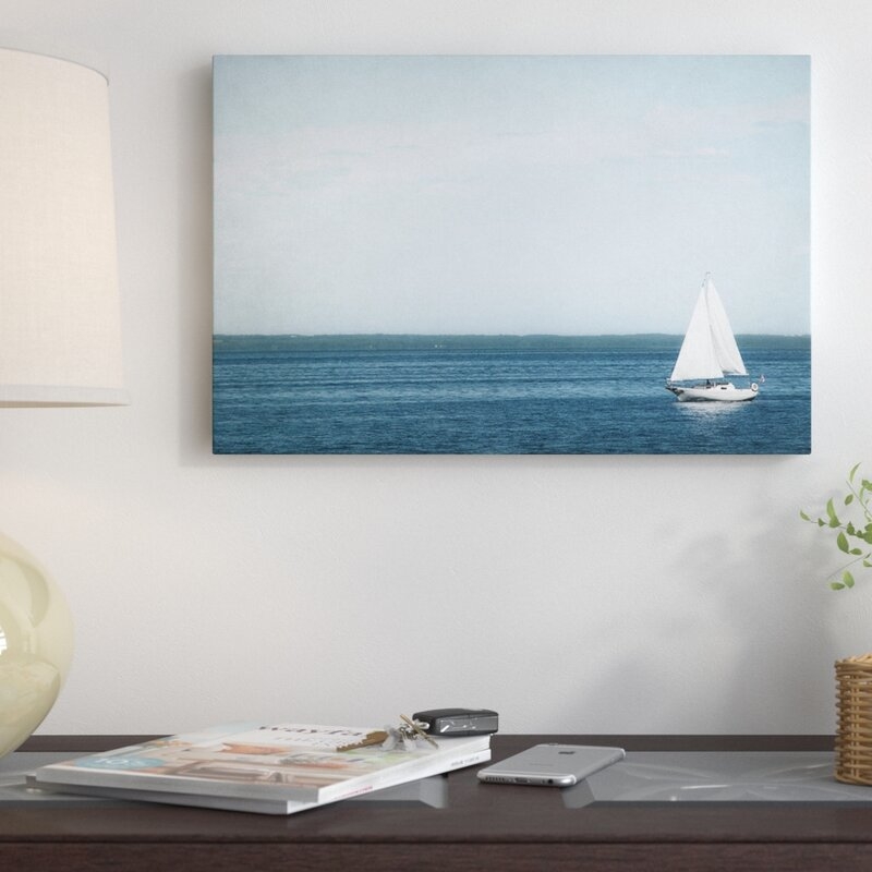 Calm Days II by Elizabeth Urquhart - Unframed Gallery-Wrapped Canvas Giclée on Canvas - Image 0