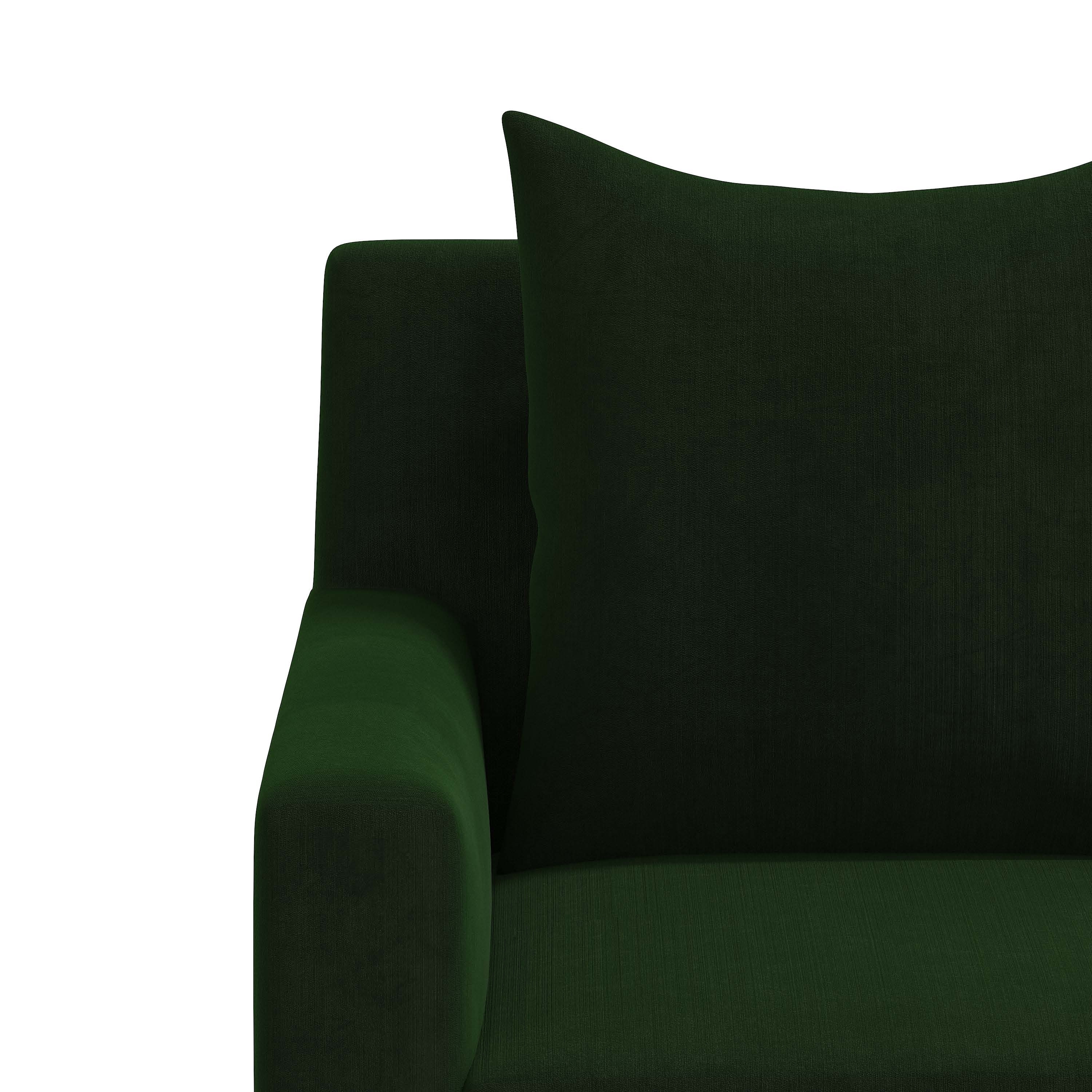 Elena Swivel Chair - Emerald Velvet - Image 4