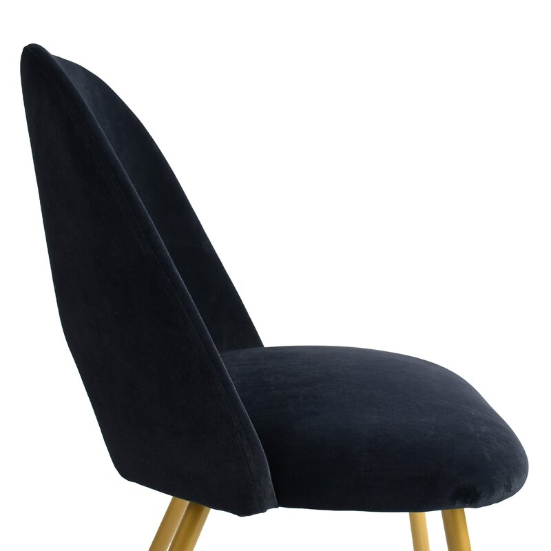 Jackeline Velvet Upholstered Side Chair (Set of 2) - Image 2