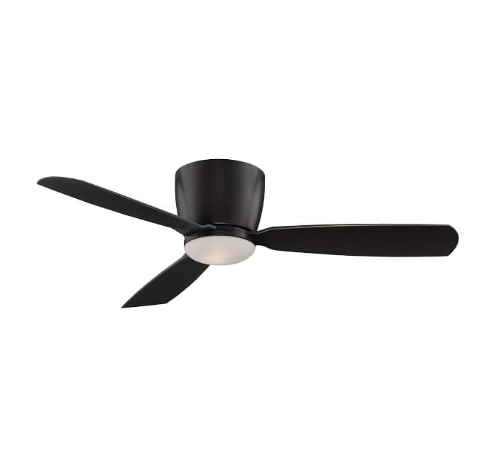 52" Embrace Ceiling Fan With LED Light Kit, Dark Bronze - Image 0