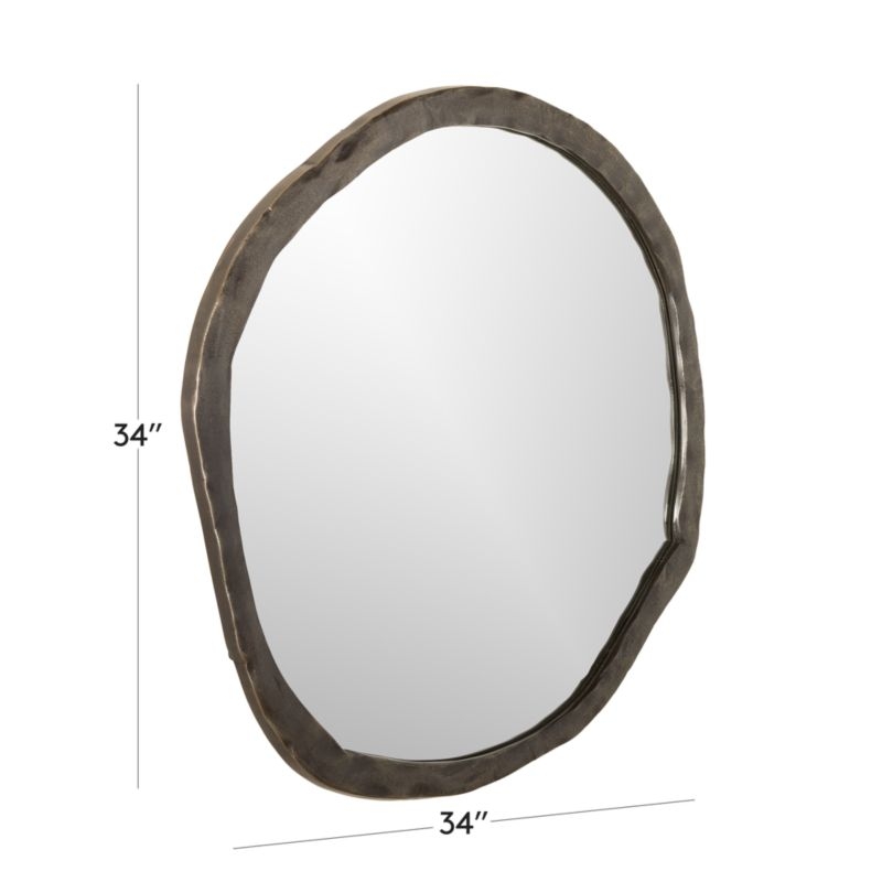 Abel Mirror, Black, 34" - Image 3