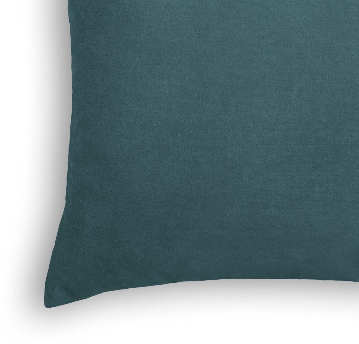 Classic Velvet Lumbar Pillow, Dark Teal, 18" x 12"; Down Insert - Image 2