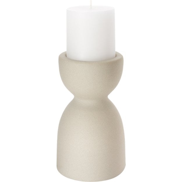 borough small ceramic pillar candle holder - Image 0