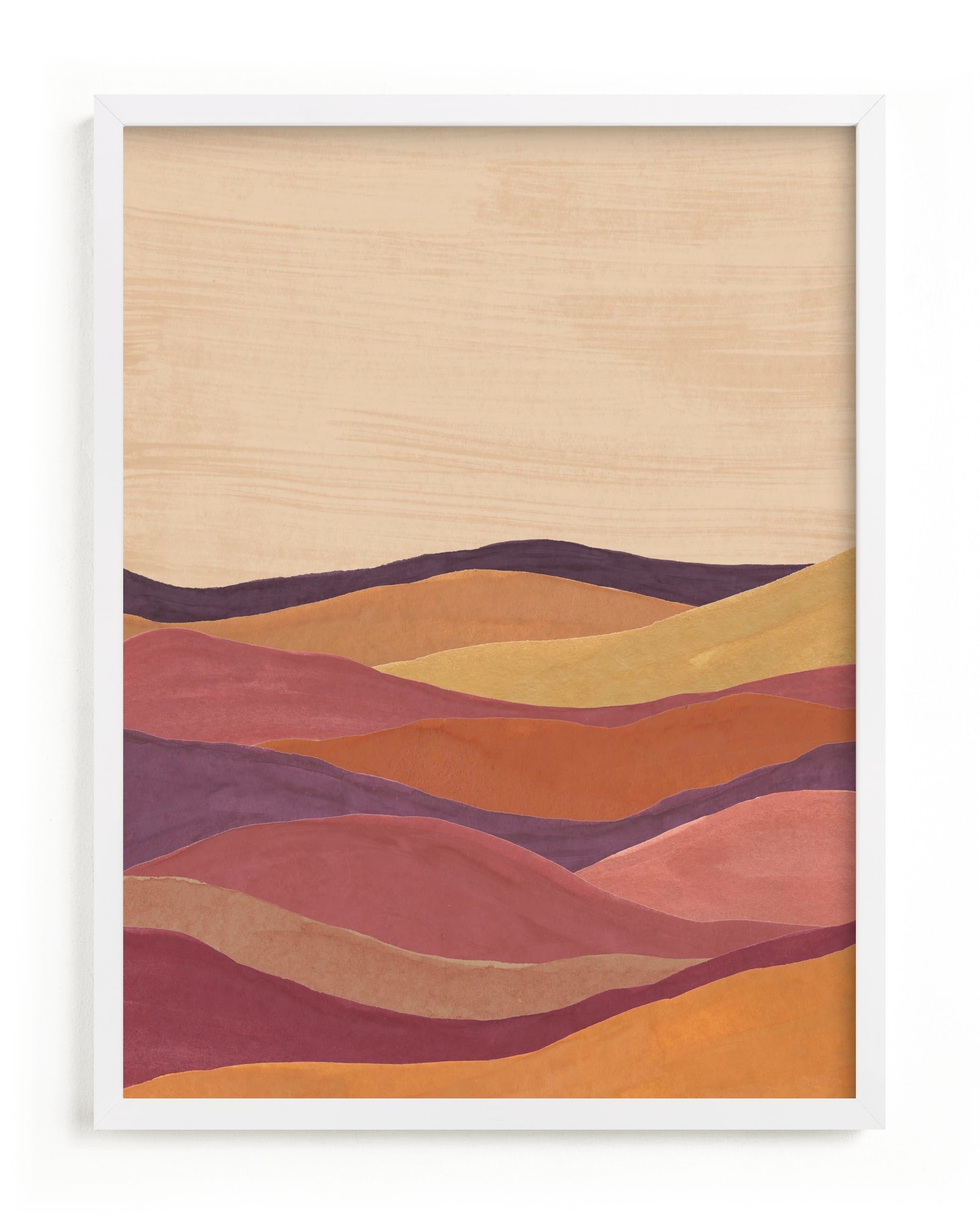 Desert Layers Limited Edition Fine Art Print - Image 0