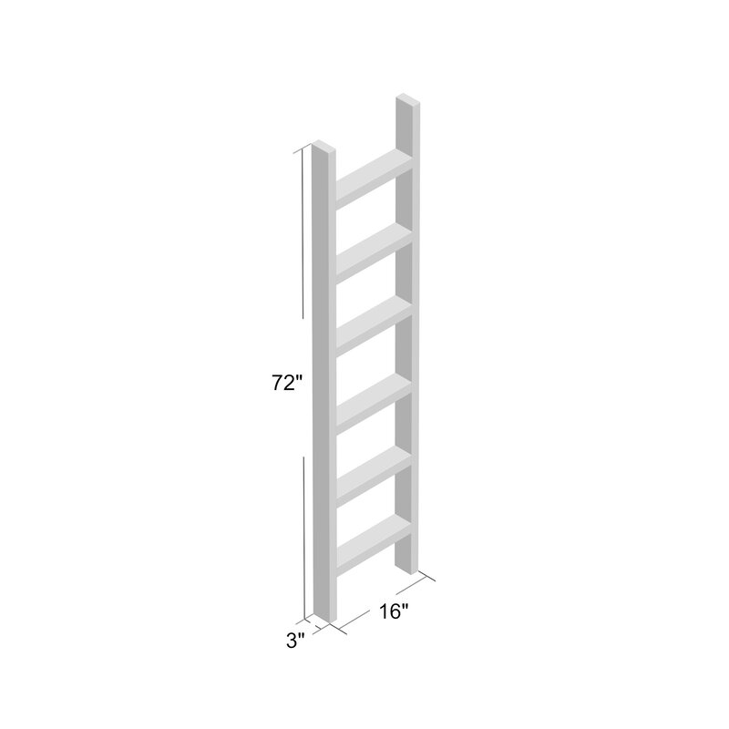 Wood 6 ft. Blanket Ladder - Image 4