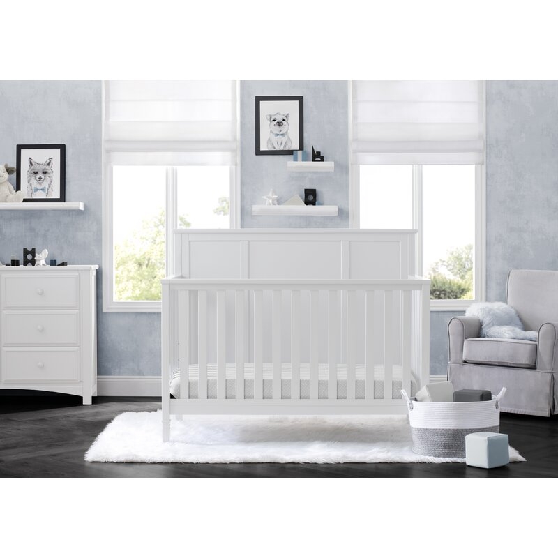 Easton 4-in-1 Convertible Crib / White - Image 1