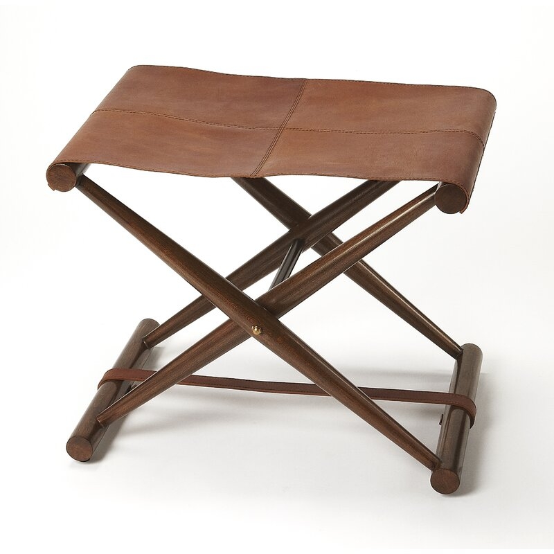 Asotin Solid Wood Accent Stool - Image 1