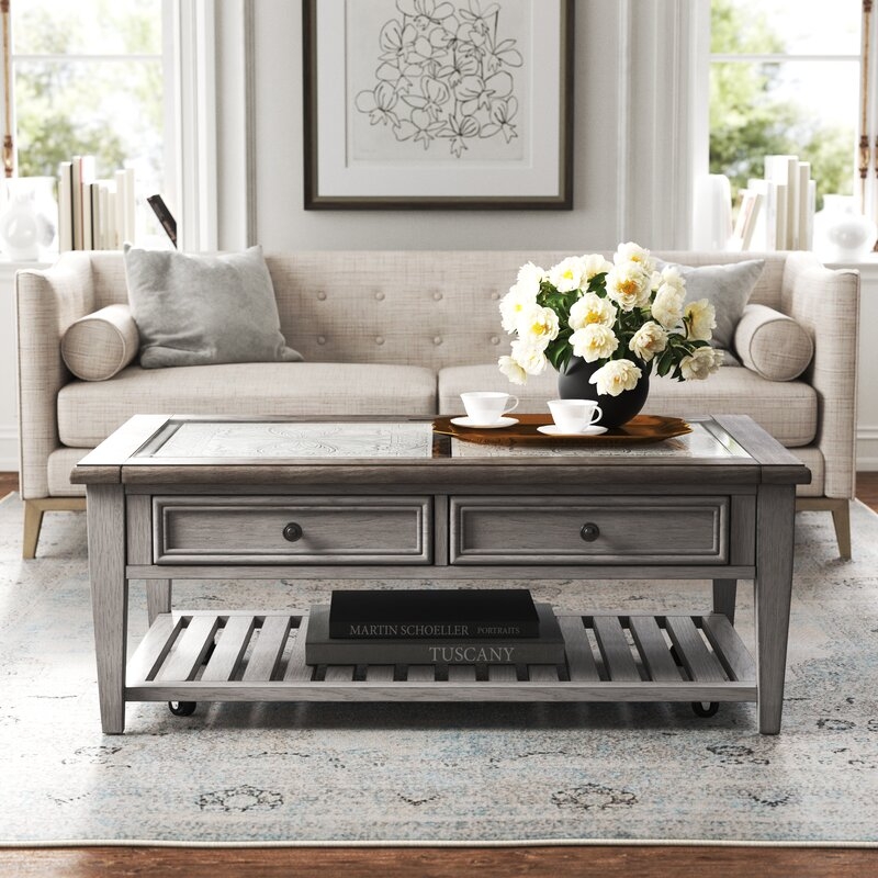 Marion Coffee Table with Storage - Image 1