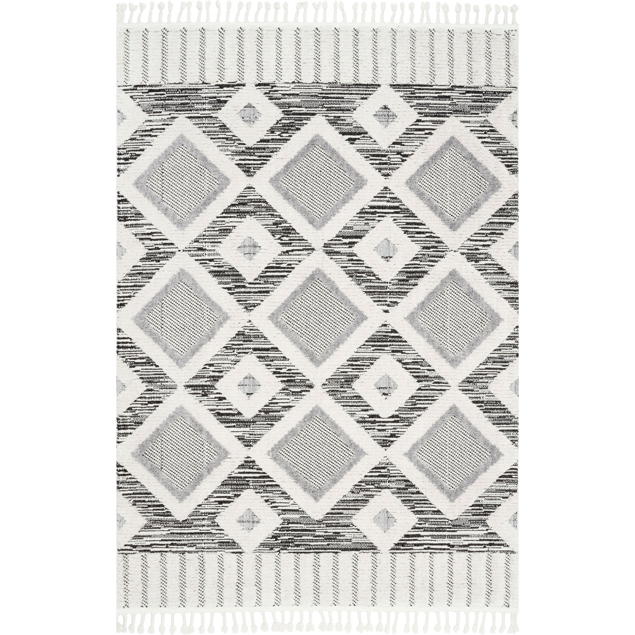 Journey Shaggy Checkered Tiles Tassel - Image 0