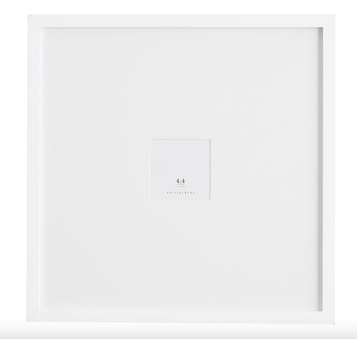 Wood Gallery Oversized, 25" x 25", White - Image 0