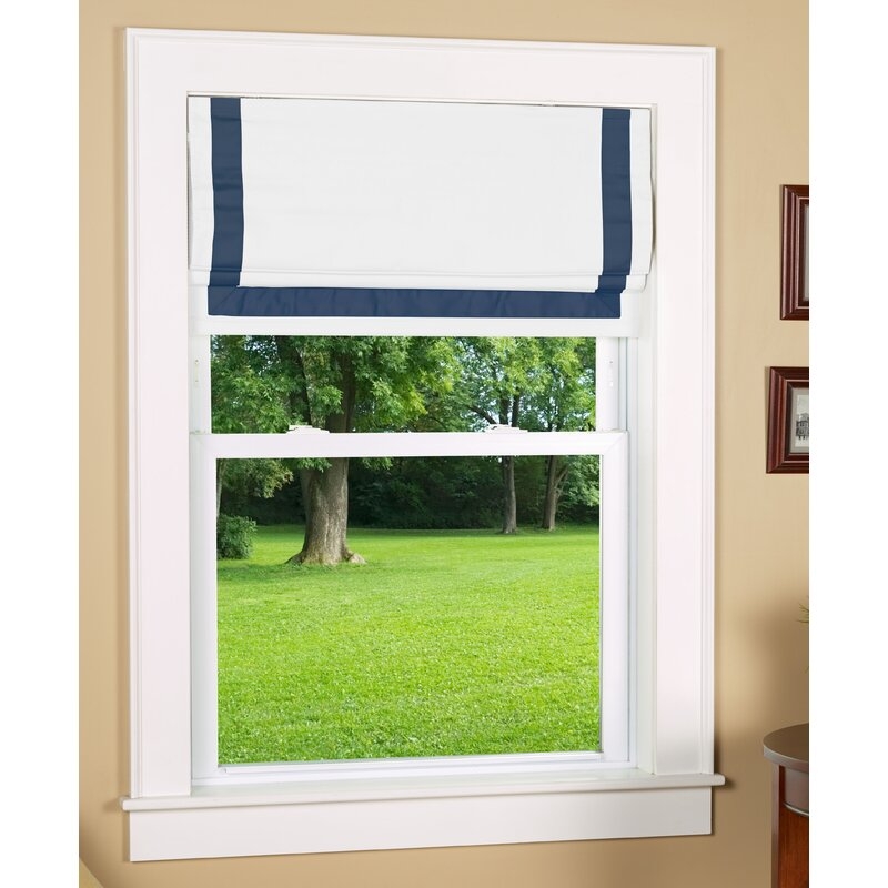 Indoor Cordless Blackout Roman Shade - Image 1