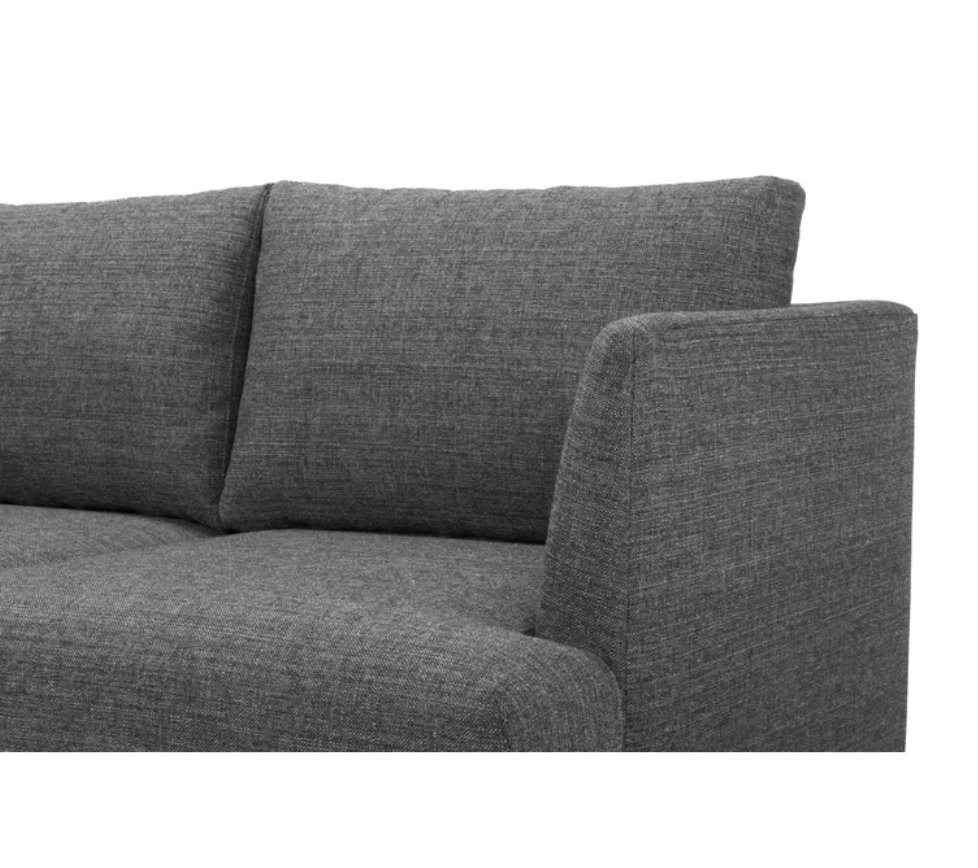 Reanna Polyester Blend 84" Recessed Arm Sofa - Image 2