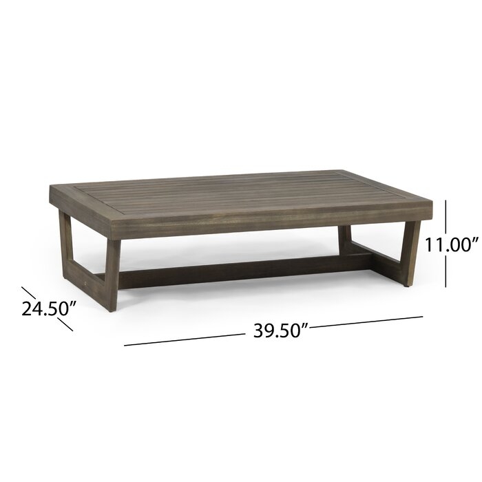 Wooden Coffee Table - Image 2