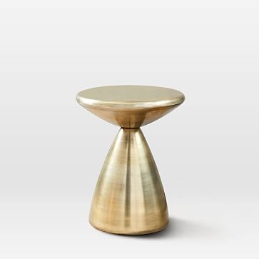 Cosmo Side Table, Antique Brass - Image 0