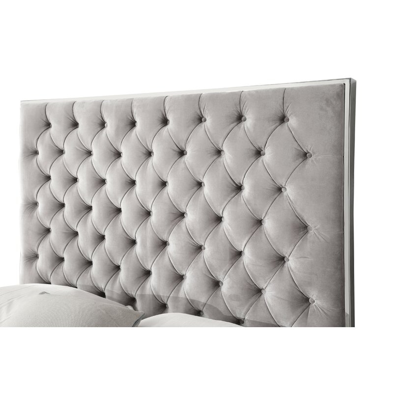 Lollie Tufted Low Profile Standard Bed - Image 3