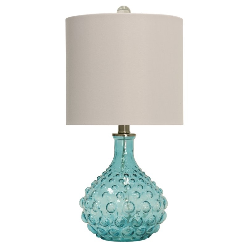O'Shaughnessy Bubble Glass 20" Table Lamp - Image 0
