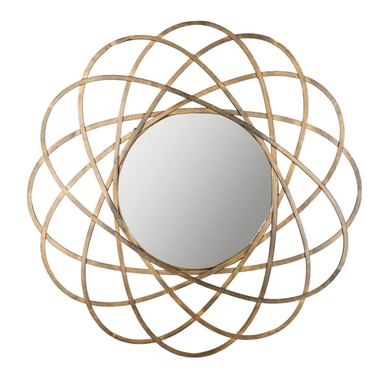Aram Gold Metal Wall Mirror - Image 0