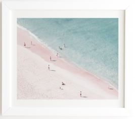 Beach Family Love Framed Art Print - 14x16.5 - Image 0