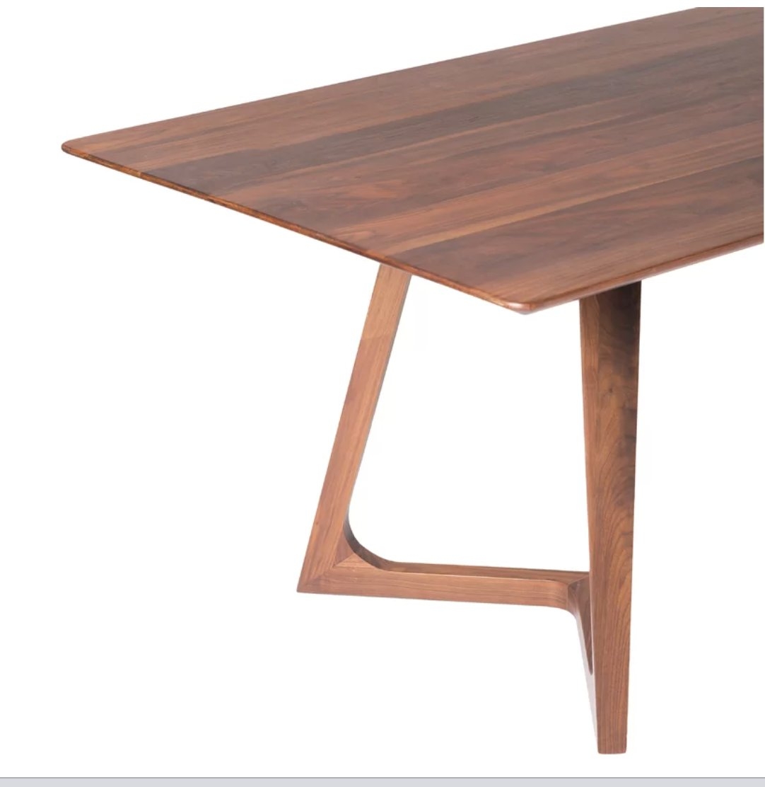 Fischer 71'' Ash Solid Wood Dining Table - Image 2