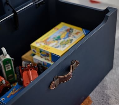 Tucker Toy Chest, Weathered Navy - Image 5
