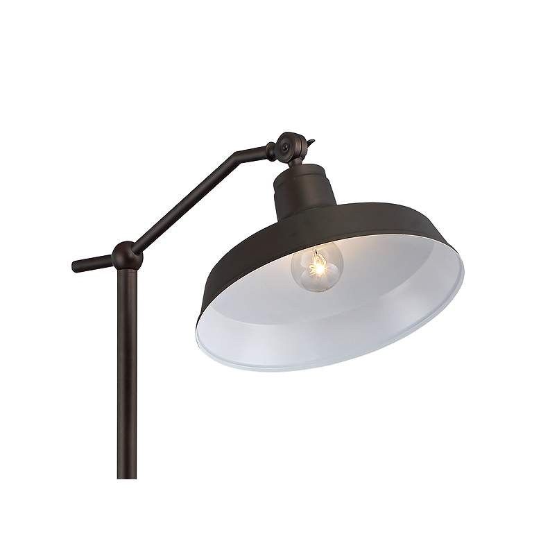 360 Lighting Kayne 61" Satin Bronze Rustic Downbridge Floor Lamp - Image 1