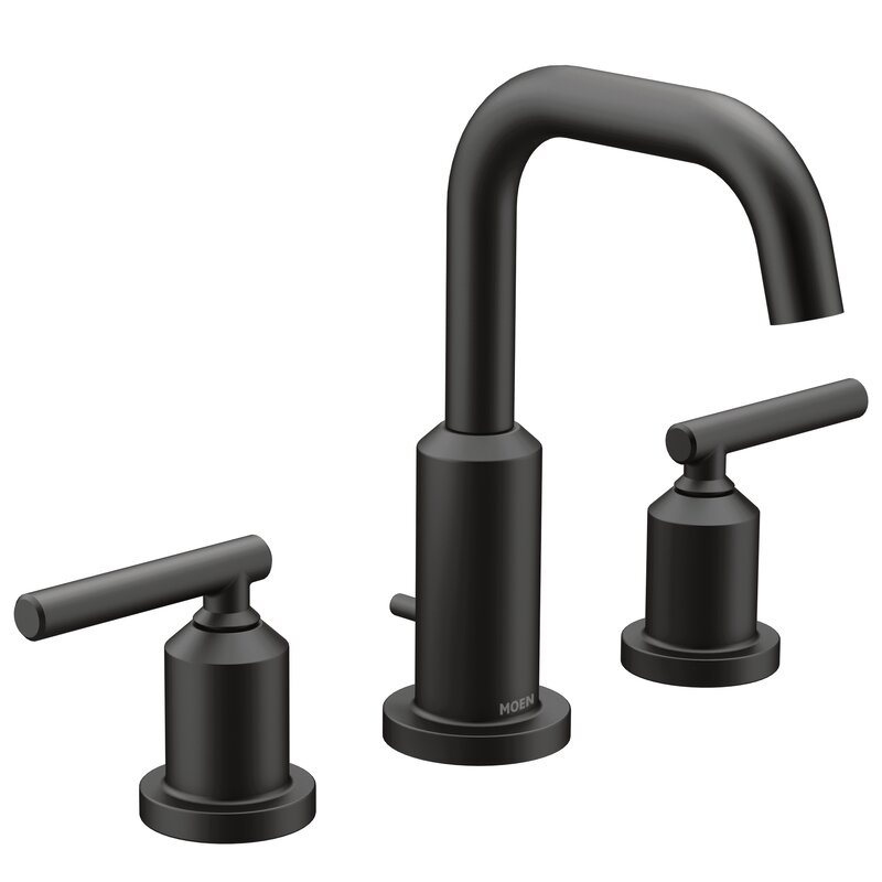 T6142BL Gibson Widespread Bathroom Faucet with Drain Assembly - Image 0