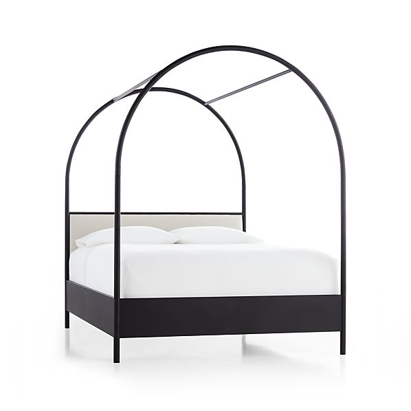 Canyon  Arched Canopy Bed with Upholstered Headboard - Image 0