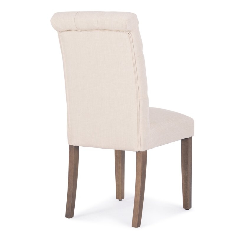 Odelina Button Tufted Upholstered Dining Chair - Set of 2 - Image 3