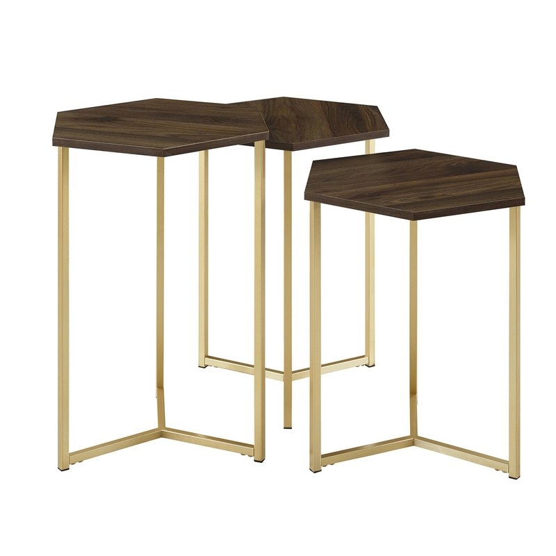 Labounty Hex 3 Piece Nesting Tables - Image 2