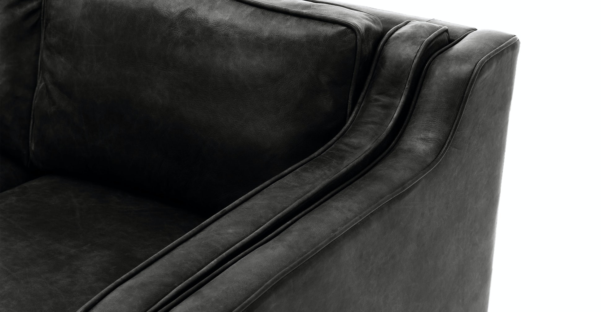 Worthington Oxford Black Sofa - Image 2