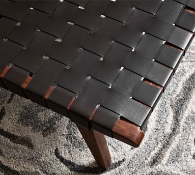 Fenton Leather Armchair, Black - Image 2