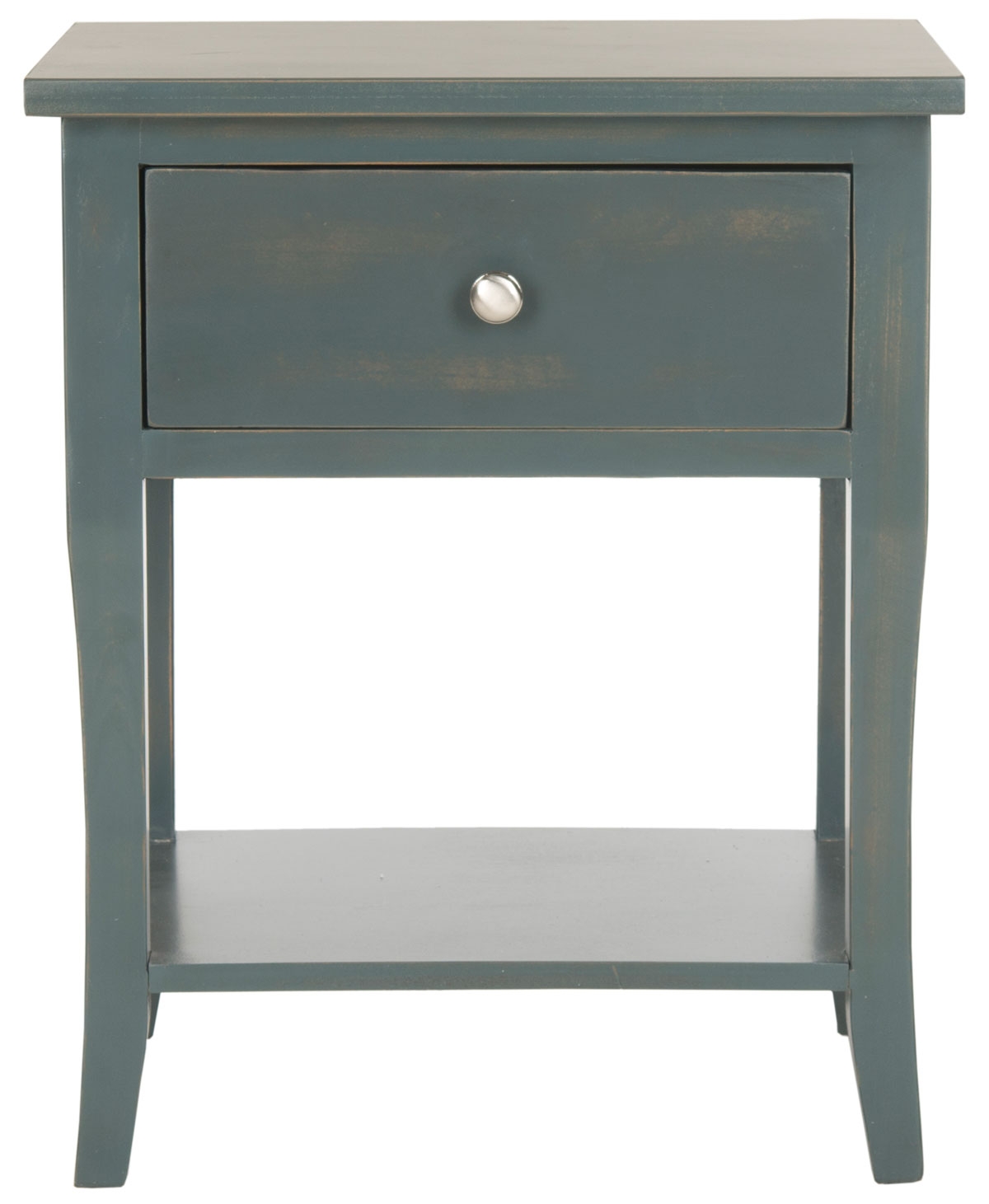 Coby Nightstand With Storage Drawer - Steel Teal - Arlo Home - Image 0