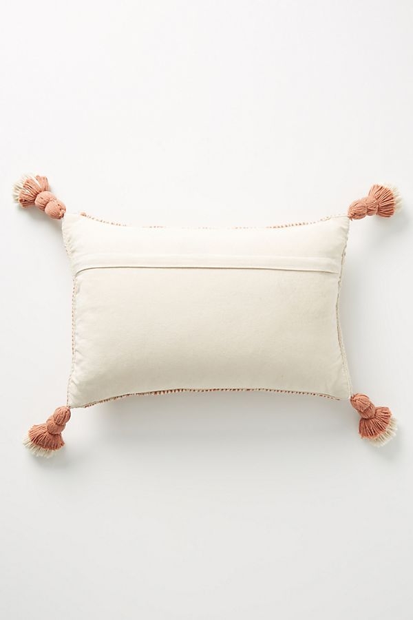 Joanna Gaines for Anthropologie Tasseled Olive Pillow - Image 1