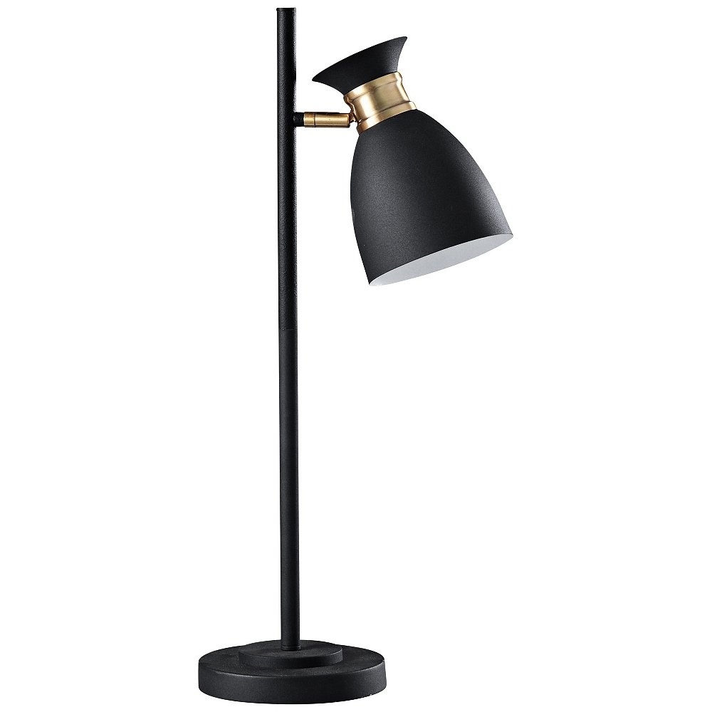 Arvin Black and Gold Finish Metal LED Table Lamp - Style # 60V12 - Image 0