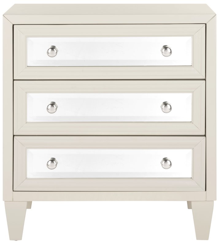 Leandro 3 Drawer Accent Chest - Gray - Image 0