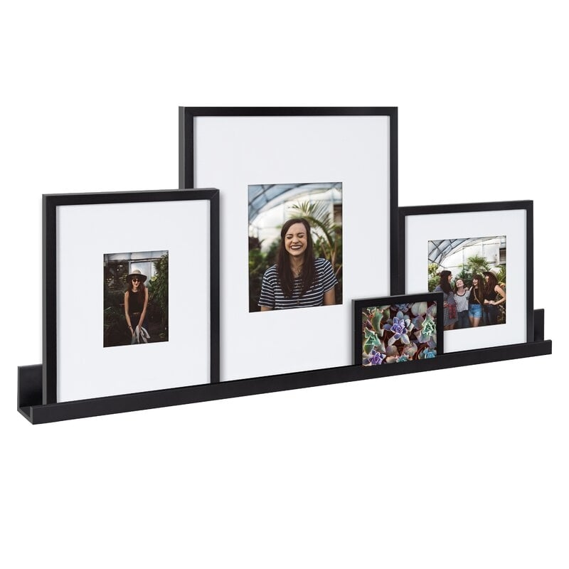 5 Piece Eder Gallery Wall Shelf Picture Frames Set - Image 0