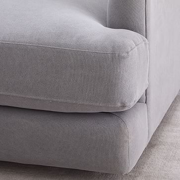 Haven Sectional Set 03: Left Arm Sofa, Corner, Right Arm Sofa, Poly, Heathered Crosshatch, Natural - Image 4