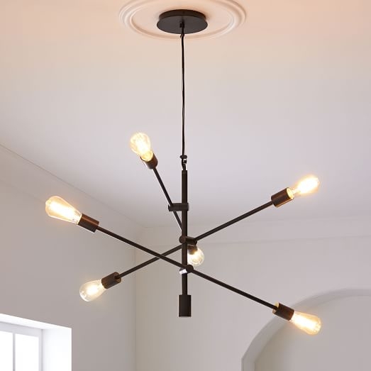 Mobile Chandelier, Plated Antique Bronze - Image 0