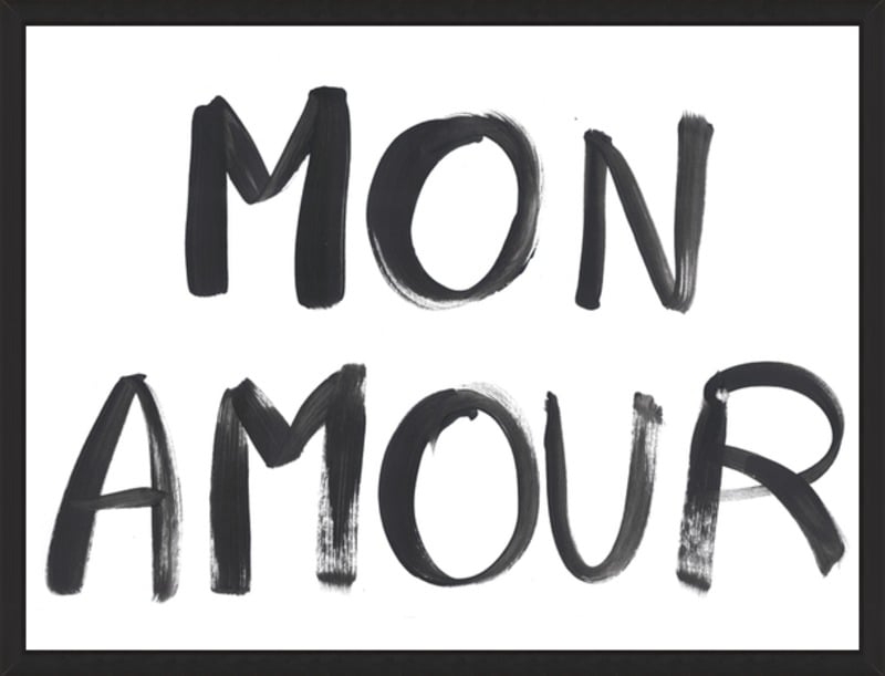 Mon Amour Framed Print, 8 x 6 - Image 0
