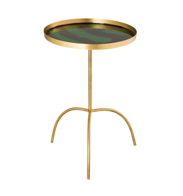 Bailey Black/Green Accent Table - Image 0