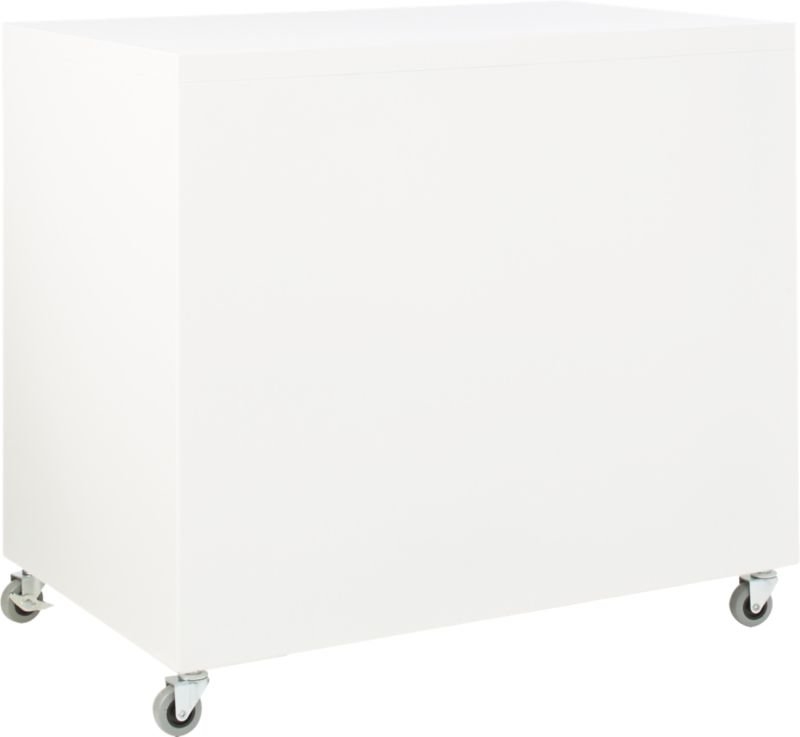 TPS White 2-Door Wide Cabinet - Image 5
