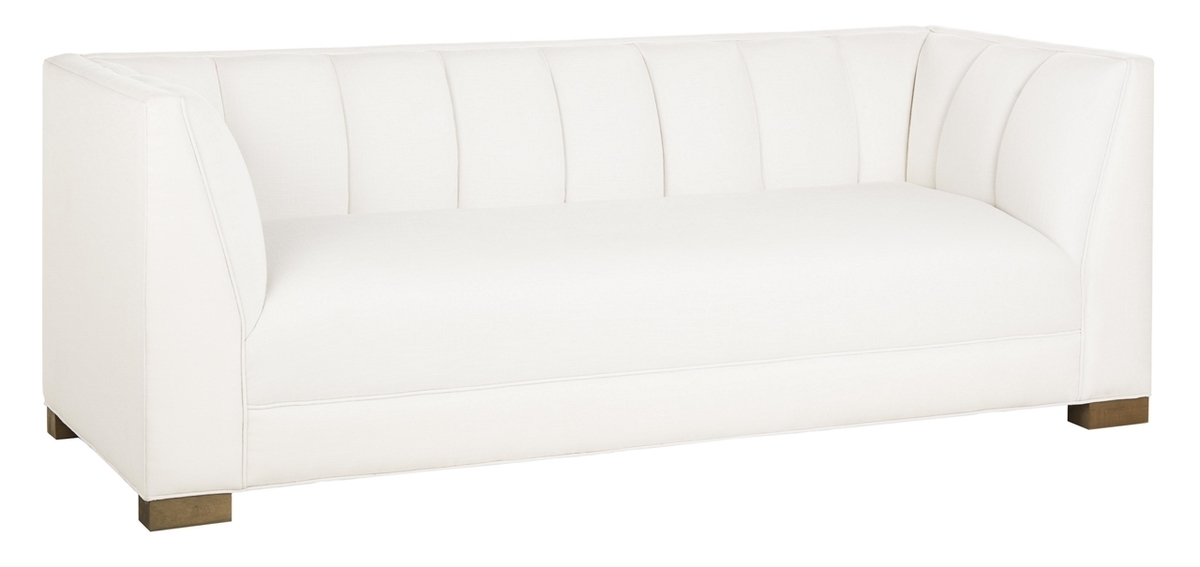 Natadola Linen Blend Sofa, White - Image 2