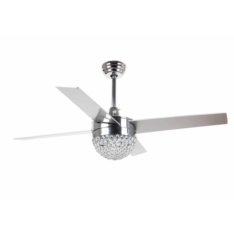48" Marinelli Modern 4 Blade Ceiling Fan with Remote - Image 0