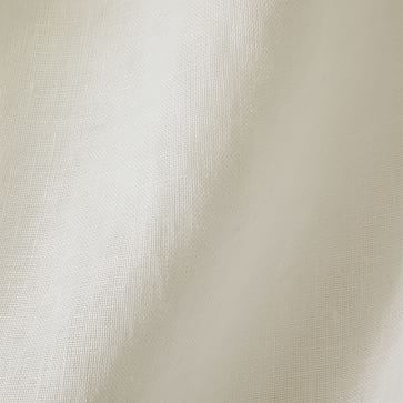 Custom Size Solid Belgian Flax Linen Curtain, Natural, 48"x108" - Image 1