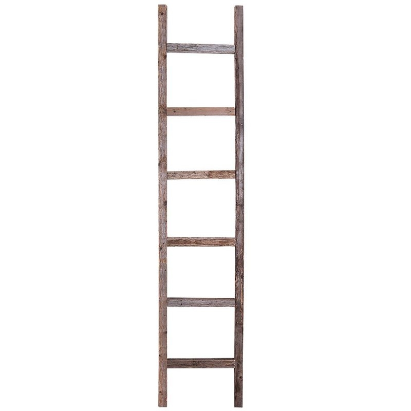 Rustic 6 ft Decorative Ladder - Image 0