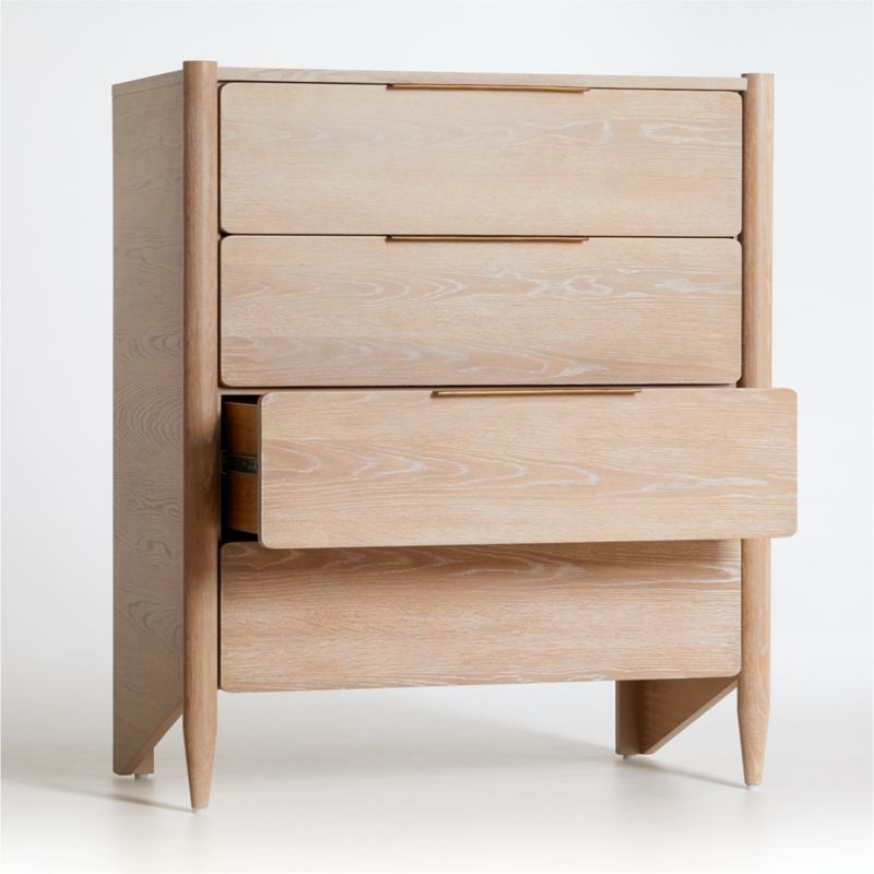 Casa Oak 4-Drawer Dresser (restock april) - Image 2