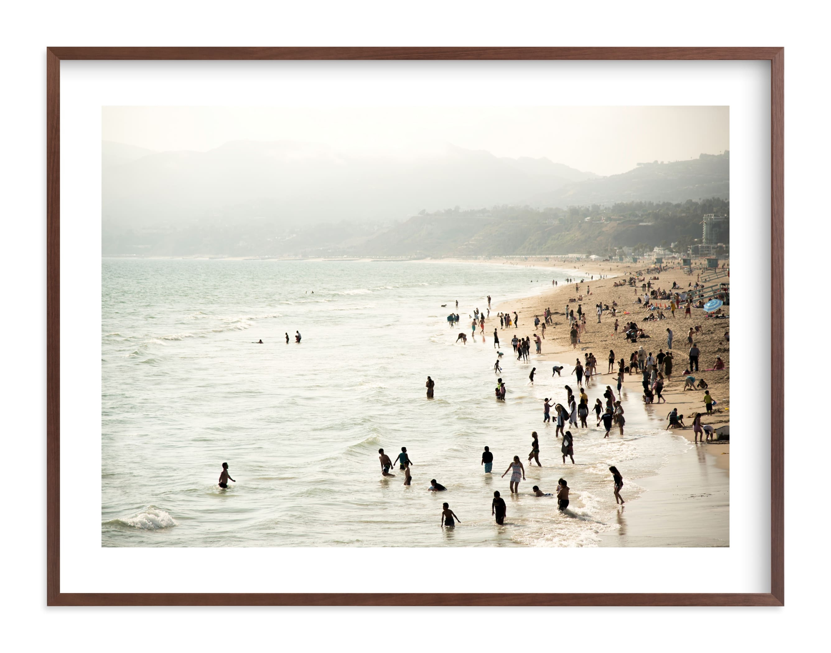 Seaside Contrast Wall Art Print - Image 1