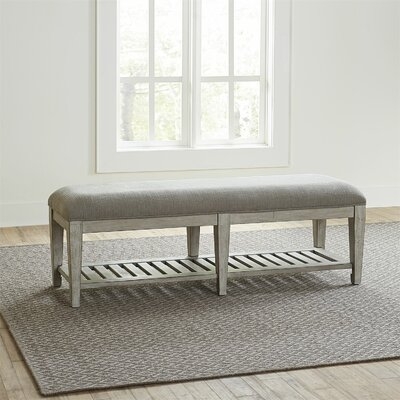 Marion Upholstered Shelves Storage Bench - Image 0