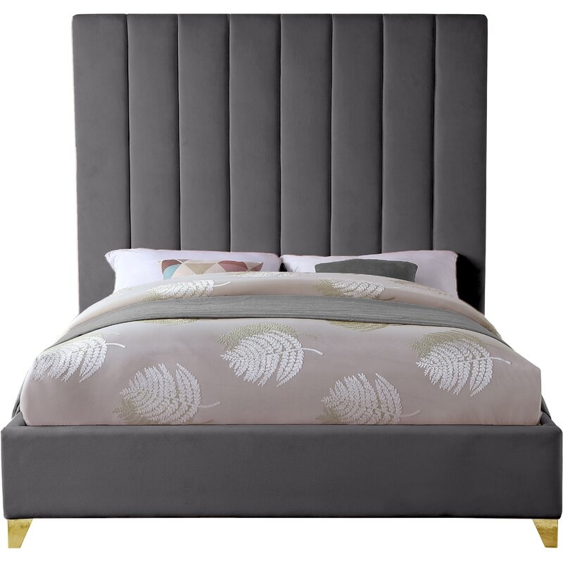 Alaysia Upholstered Platform Bed - Image 1